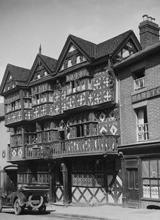Buick outside the Feathers Hotel, Ludlow, Shropshire, c1930. Artist: Bill Brunell