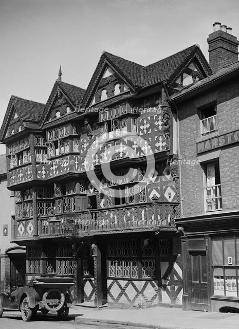 Buick outside the Feathers Hotel, Ludlow, Shropshire, c1930. Artist: Bill Brunell.