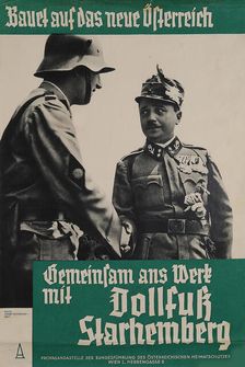 Build on the new Austria, Early 1930s. Creator: Anonymous