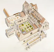 Buildwas Abbey, 12th century, (c1990-2010). Artist: Terry Ball