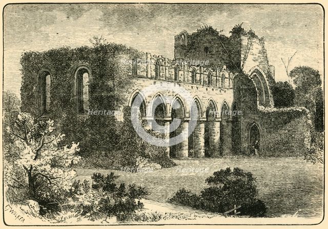'Buildwas Abbey', 1898. Creator: Unknown.