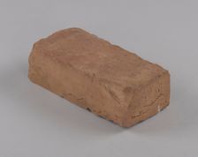 Building brick from Spelman College's Upton Hall, ca. 1905. Creator: Unknown