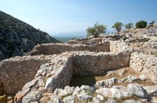 Building Delta at Mycenae, Greece. Creator: Samuel Magal