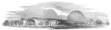Building for the Great Industrial Exhibition, to be erected in Hyde-Park, 1850. Creator: Unknown