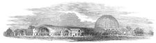 Building for the Great Industrial Exhibition, to be erected in Hyde-Park, 1850. Creator: Unknown
