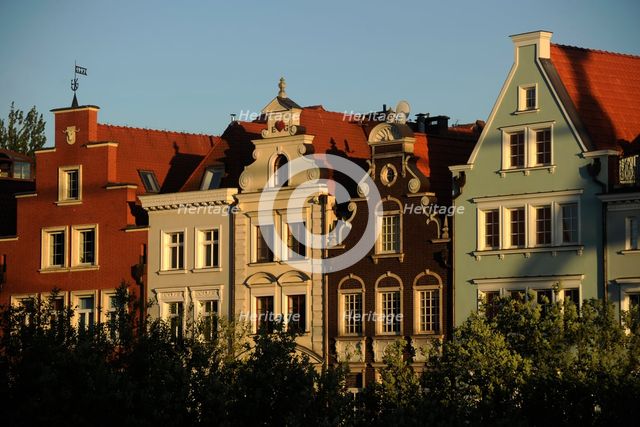 Building facades, Old Town, Gdansk, Poland, 2015. Creator: Unknown.