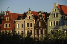 Building facades, Old Town, Gdansk, Poland, 2015. Creator: Unknown