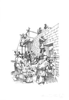 Building Hadrian's Wall, c122 (c1985-c2000). Artist: Philip Corke