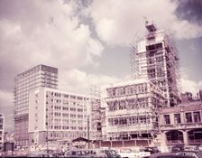Building on the Barbican site, London, c1955. Creator: Arthur Charles Kirby Ware