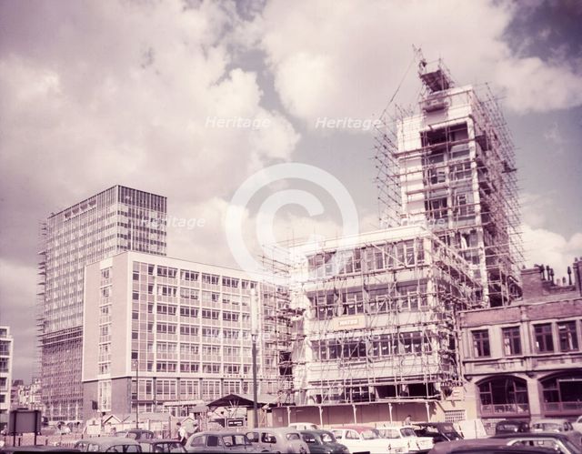 Building on the Barbican site, London, c1955. Creator: Arthur Charles Kirby Ware.
