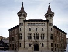 Building of the Barcelona Conservatory of Music, 1916, designed by Antoni de Falguera i Sivilla