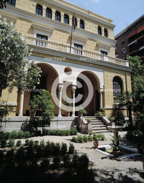 Building of the Sorolla Museum in Madrid.