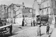 Building site to let, East End of London, 1912. Creator: Unknown