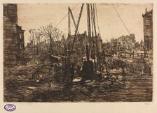 Building Site, Amsterdam. Creator: George Hendrik Breitner (Dutch, 1857-1923)