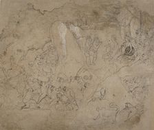 Building the Bridge to Lanka, ca. 1800. Creator: Unknown