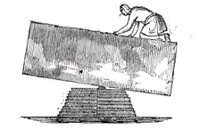 Building the Pyramids, 1844. Creator: Unknown