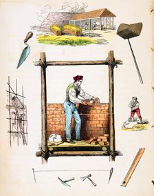 Building trade, c1845. Creator: Unknown