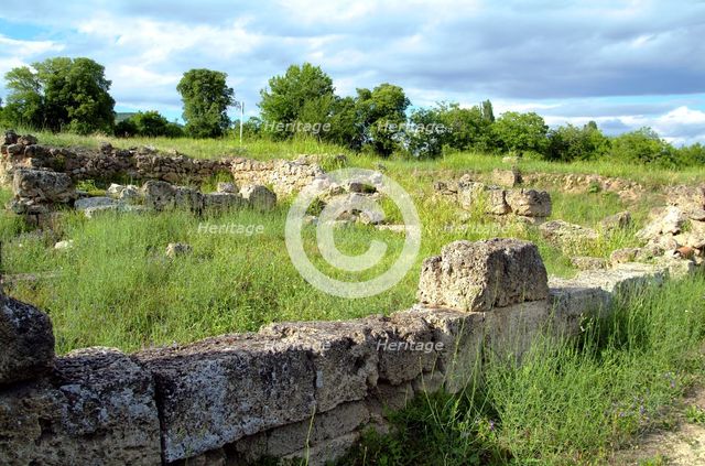 Buildings at Edessa, Greece. Creator: Samuel Magal.