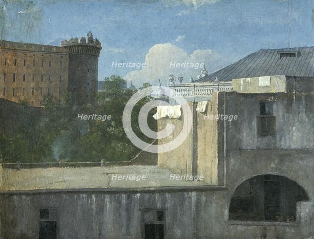 'Buildings in Naples with the North-East side', 1782. Artist: Thomas Jones.