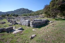 Buildings in Kassope, Greece. Creator: Samuel Magal