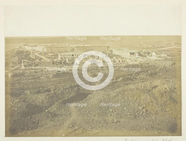 Buildings in Sebastopol, View Taken from the Redan, 1855. Creator: James Robertson.