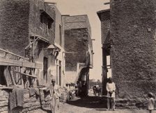 Buildings in the town of Machi Meani, Karachi, India, 1897. Creator: Unknown