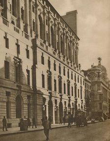 Buildings Representative of New London in Moorgate Street c1935. Creator: Walter Benington