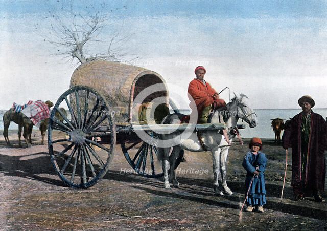 Bukhara wagon, Uzbekistan, c1890. Artist: Gillot