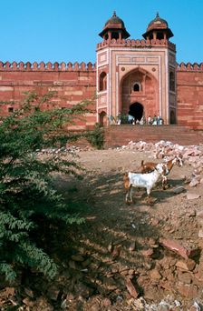Buland Darwaza, Fatehpur Sikri, Agra, Uttar Pradesh, India. Creator: Vivienne Sharp