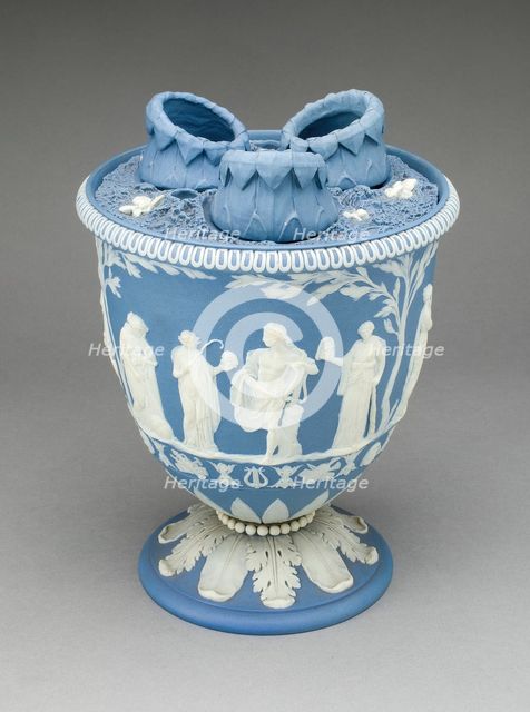 Bulb Pot, Burslem, c. 1790. Creator: Wedgwood.