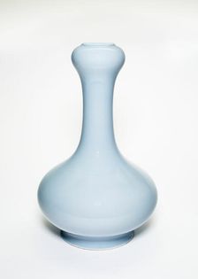 Bulbous-Shaped Vase, Qing dynasty (1644-1911), Yongzheng reign mark and period (1723-1735). Creator: Unknown