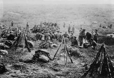 Bulgar evening meal, between c1910 and c1915. Creator: Bain News Service