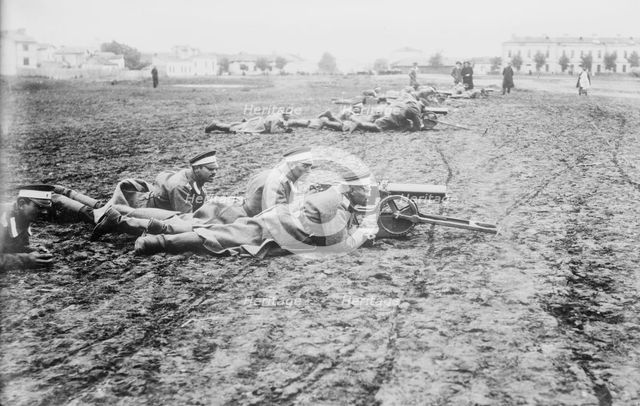 Bulgaria, rapid fire guns, between 1914 and c1915. Creator: Bain News Service.