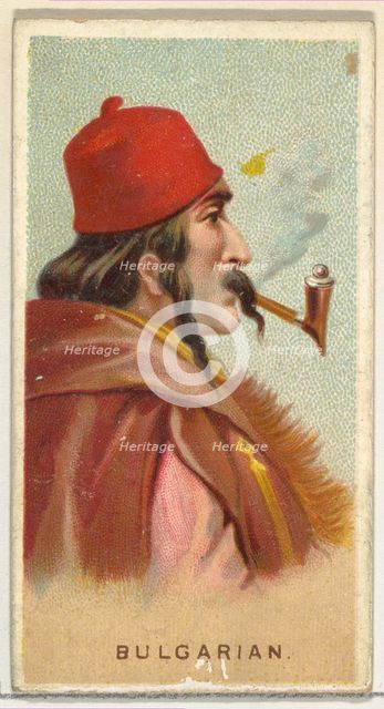 Bulgarian, from World's Smokers series (N33) for Allen & Ginter Cigarettes, 1888. Creator: Allen & Ginter.