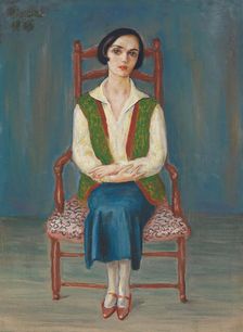 Bulgarian woman , 1925. Creator: Nils Dardel