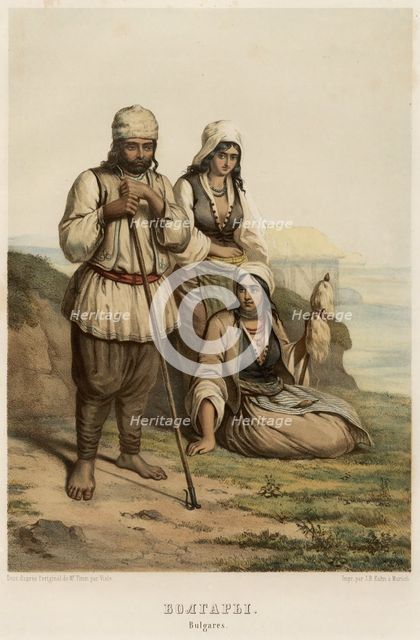Bulgarians, 1862. Creator: Karl Fiale.