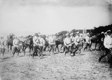 Bulgarians on march, between c1910 and c1915. Creator: Bain News Service
