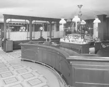 Bull and Bear, Waldorf-Astoria, 49th St. and Lexington, New York, 1960. Creator: Gottscho-Schleisner, Inc