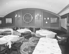 Bull and Bear, Waldorf-Astoria, 49th St. and Lexington, New York, 1960. Creator: Gottscho-Schleisner, Inc