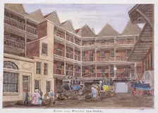 Bull and Mouth Street, London, 1806. Artist: Valentine Davis