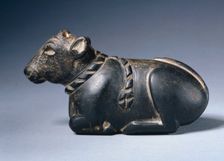 Bull Calf Polemount, c. 2700 BC. Creator: Unknown