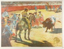 Bull-Fight, 1897. Creator: Alexandre Lunois