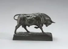 Bull, model n.d., cast c. 1857/1873. Creator: Antoine-Louis Barye