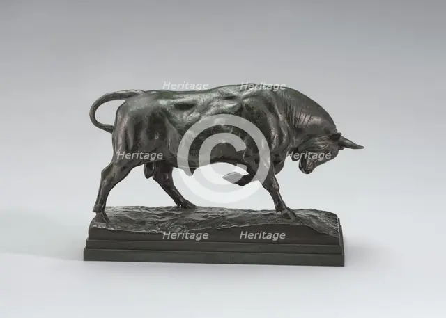 Bull, model n.d., cast c. 1857/1873. Creator: Antoine-Louis Barye.
