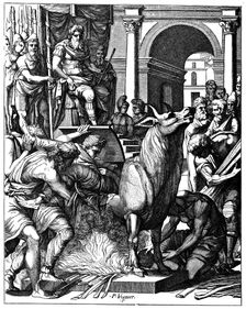 Bull of Phalaris, tyrant of Agrigentum, Sicily, c570 BC (16th century)