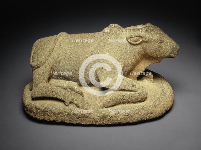 Bull, Possibly God Shiva's Mount, Nandi, 9th century. Creator: Unknown.