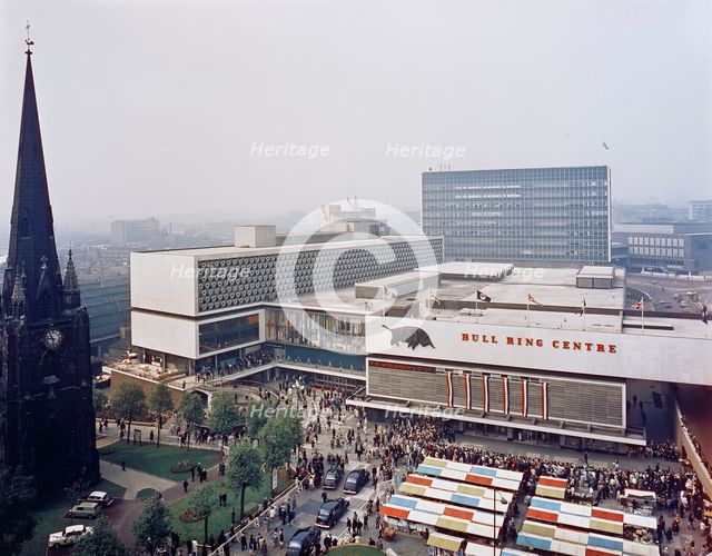 Bull Ring Centre, Birmingham, 29/05/1964. Creator: John Laing plc.