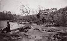Bull Run. Bridge Near Union Mills, ca. 1862. Creator: Tim O'Sullivan