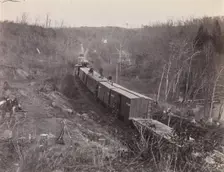 Bull Run. Orange and Alexandria R.R. near Union Mills, 1861-65. Creator: George N. Barnard
