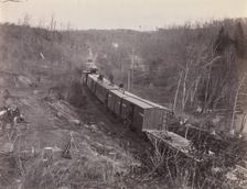 Bull Run. Orange and Alexandria R.R. near Union Mills, 1861-65. Creator: George N. Barnard